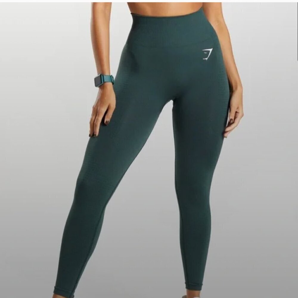 Gymshark Vital Seamless 2.0 leggings Woodland Green Marl